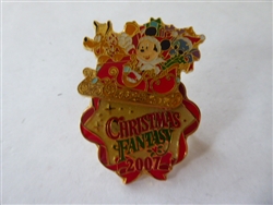 Disney Trading Pin 58187 TDL - Christmas Fantasy 2007 - Mickey, Pluto & Stit