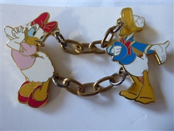 Disney Trading Pins 5819 Donald and Daisy Duck Birthday Dangle
