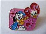 Disney Trading Pin 5820     M&P - Donald & Daisy Duck - Birthday - Heart