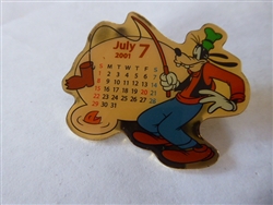 Disney Trading Pin 5825 TDR - Goofy - July - Calendar 2001 - TDL