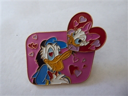 Disney Trading Pin  5820 M&P - Donald & Daisy Duck - Birthday with Daisy - Heart