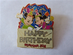 Disney Trading Pin   5863 DLR - Happy Birthday Disneyland 2001