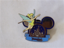 Disney Trading Pin 58721 DLR - Sleeping Beauty Castle in Mickey Ears - Tinker Bell