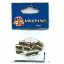 Disney Trading Pin 58938 Locking Pin Backs - Set of 10 with Wrench