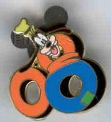 Disney Trading Pin 58965: Mickey and Friends ''2008'' - 5 Pin Boxed Set - Goofy 08 Only