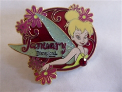Disney Trading Pin  59292 DLR - Tinker Bell Birthstone Collection 2008 - January (Garnet)