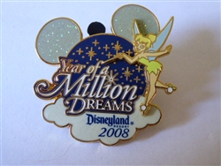 Disney Trading Pin 59296 DLR - Year of a Million Dreams 2008 - Logo (Tinker Bell)