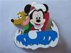 Disney Trading Pin 59351     DS - Disney Shopping - Winter Sport Series - Mickey & Pluto