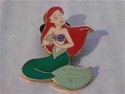 Disney Trading Pin 59358 The Little Mermaid Booster Collection - 4 Pin Set (Ariel Only)