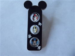 Disney Trading Pin  59399 Character Emotion Spinner - Mickey Mouse and Minnie Mouse