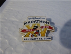 Disney Trading Pins  59440 WDW- 2008 Marathon - 15th Anniversary - Mickey Mouse