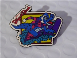 Disney Trading Pin 5949 Blizzard Beach - Ice Gator on a Toboggan