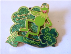 Disney Trading Pin 59856 DLR - St. Patrick's Day 2008 - Kermit the Frog