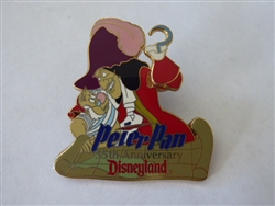 Disney Trading Pin 60002 DLR - Featured Artist Collection 2008 - Walt Disney's Peter Pan - 55th Anniversary (Hook & Smee)