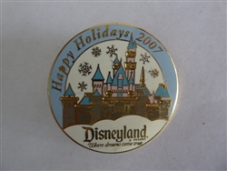 Disney Trading Pin 60250 DLR - Cast Member - Christmas 2007 - Sleeping Beauty Castle