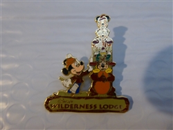 Disney Trading Pin WDW - Disney's Wilderness Lodge - Character Totem Pole