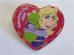 Disney Trading Pin  60571 DSF - Valentine's Day 2008 Kermit and Miss Piggy