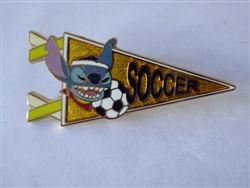 Disney Trading Pins  60673 DisneyShopping.com - Sports Pennant Series - Soccer (Stitch)