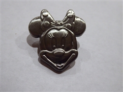 Disney Trading Pin 608 Monogram - Minnie Mouse Silver Head