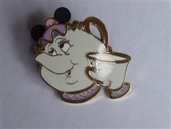 Disney Trading Pins 61103 Walt Disney's Beauty and the Beast - 4 Pin Booster Collection (Mrs. Potts & Chip Only)