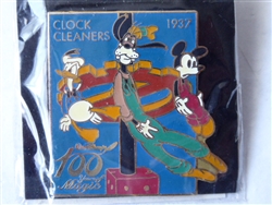 Disney Trading Pin 6116 M&P - Goofy, Donald & Mickey - Clock Cleaners - 100 Years of Magic