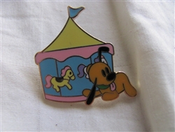 Disney Trading Pins 61163: Flexible Characters Mini Pin Boxed Set - Pluto at the Carrousel Only