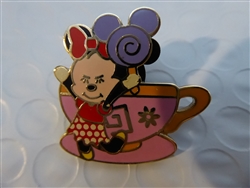 Disney Trading Pin Flexible Characters Mini Pin Boxed Set - Minnie Mouse at the Mad Tea Party