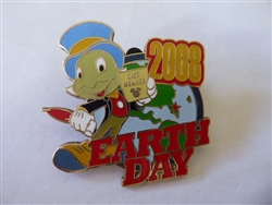 Disney Trading Pin  61254 WDW - Cast Member - Earth Day 2008 - Jiminy Cricket