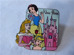 Disney Trading Pin 61498 Jerry Leigh - New York Series (Princesses and Pink Castle)