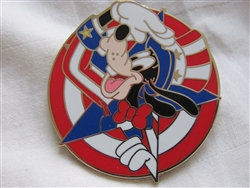 Disney Trading Pin 61638: Disney's Americana Deluxe Starter Set - Uncle Sam Goofy Saluting Only