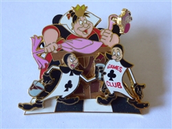 Disney Trading Pin 61896 WDW - Pin Trading University - Disney's Pin Celebration 2008 - Games Club - Queen of Hearts