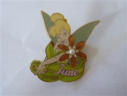 Disney Trading Pin 62258 DLR - Tinker Bell Birthstone Collection 2008 - June (Pearl)