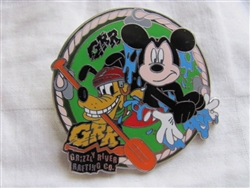 Disney Trading Pin 63090: DCA - Disney's California Adventure Park Booster Pack (Mickey Mouse and Pluto on Grizzly River Rafting Only)