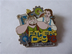Disney Trading Pin  63309 WDW - Cast Member - Father's Day 2008 - Belle and Maurice