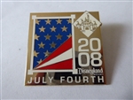 Disney Trading Pin   63355 DLR - Cast Exclusive Holiday Series - Fourth of July 2008