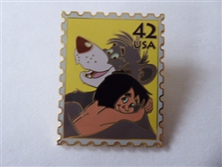 Disney Trading Pin 63767     DLR - Disney/US Postal Service Stamp Collection - Imagination (Mowgli & Baloo)