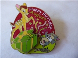 Disney Trading Pins  63769 DLR - Birthday of the Month 2008 - August (Bambi)