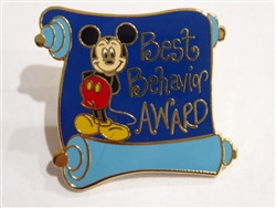 Disney Trading Pin 6388: Best Behavior Award