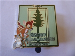 Disney Trading Pin 63900 DLR - Disney's Grand Californian Hotel® and Spa - Bambi and Thumper