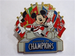 Disney Trading Pin 63955 Summer of Champions - Mickey with Flags