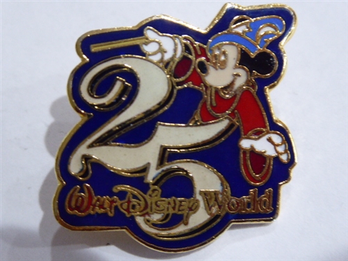Disney Trading Pin WDW - 25th Anniversary (Sorcerer Mickey)