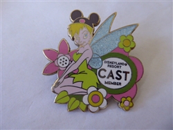 Disney Trading Pin 64411 DLR - Cast Exclusive - Tinker Bell with Flowers