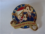 Disney Trading Pin 64477     Vote for Chip 'N' Dale 2008 - USA Flag - Stars