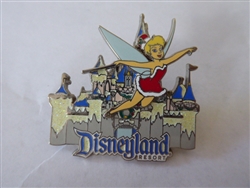 Disney Trading Pin  65332 DLR - Santa Tinker Bell with Sleeping Beauty's Winter Castle