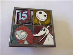 Disney Trading Pin 65572 DLR - Cast Exclusive - Tim Burton's The Nightmare Before Christmas - 15th Anniversary (Spinner)