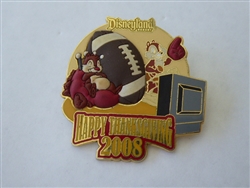 Disney Trading Pin 65745     DLR - Happy Thanksgiving 2008 - Chip 'n' Dale