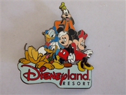 Disney Trading Pin 6611 DL - Fab 5 Disneyland Resort