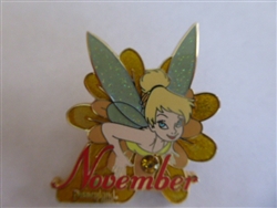 Disney Trading Pins 66263 DLR - Tinker Bell Birthstone Collection 2008 - November (Topaz)