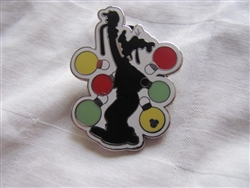 Disney Trading Pin 66280 DLR - Hidden Mickey Christmas Silhouette Goofy