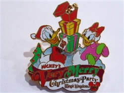 Disney Trading Pins 66342 WDW - Mickey's Very Merry Christmas Party 2008 - Donald and Daisy